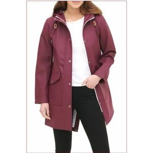 Levis Wine Red Rain Coat XS